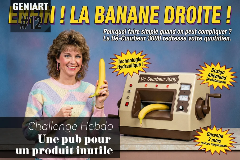 Couverture #12 : Une pub pour un produit inutile