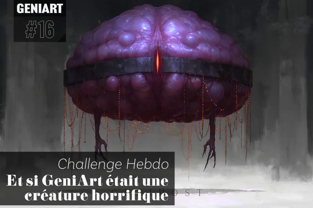 Couverture #16 : Et si GeniArt était une créature horrifique