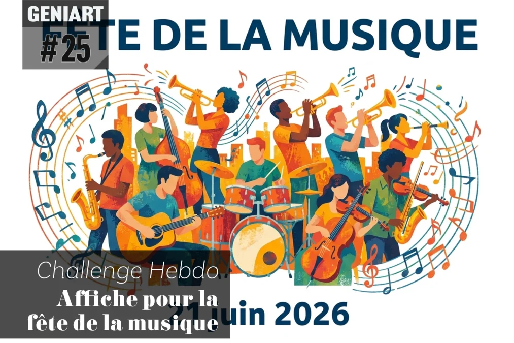 Couverture #25 : Affiche pour la fête de la musique